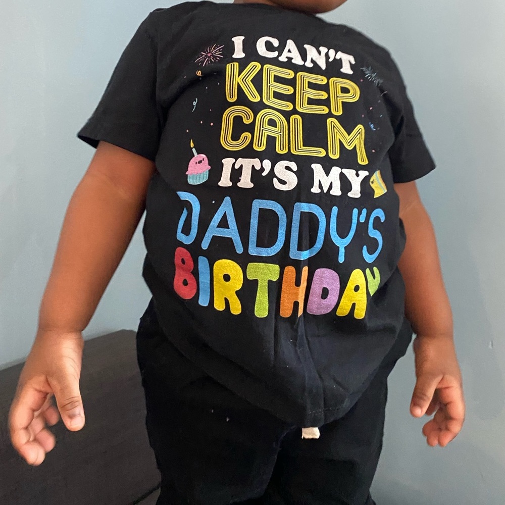 Daddy’s birthday shirt